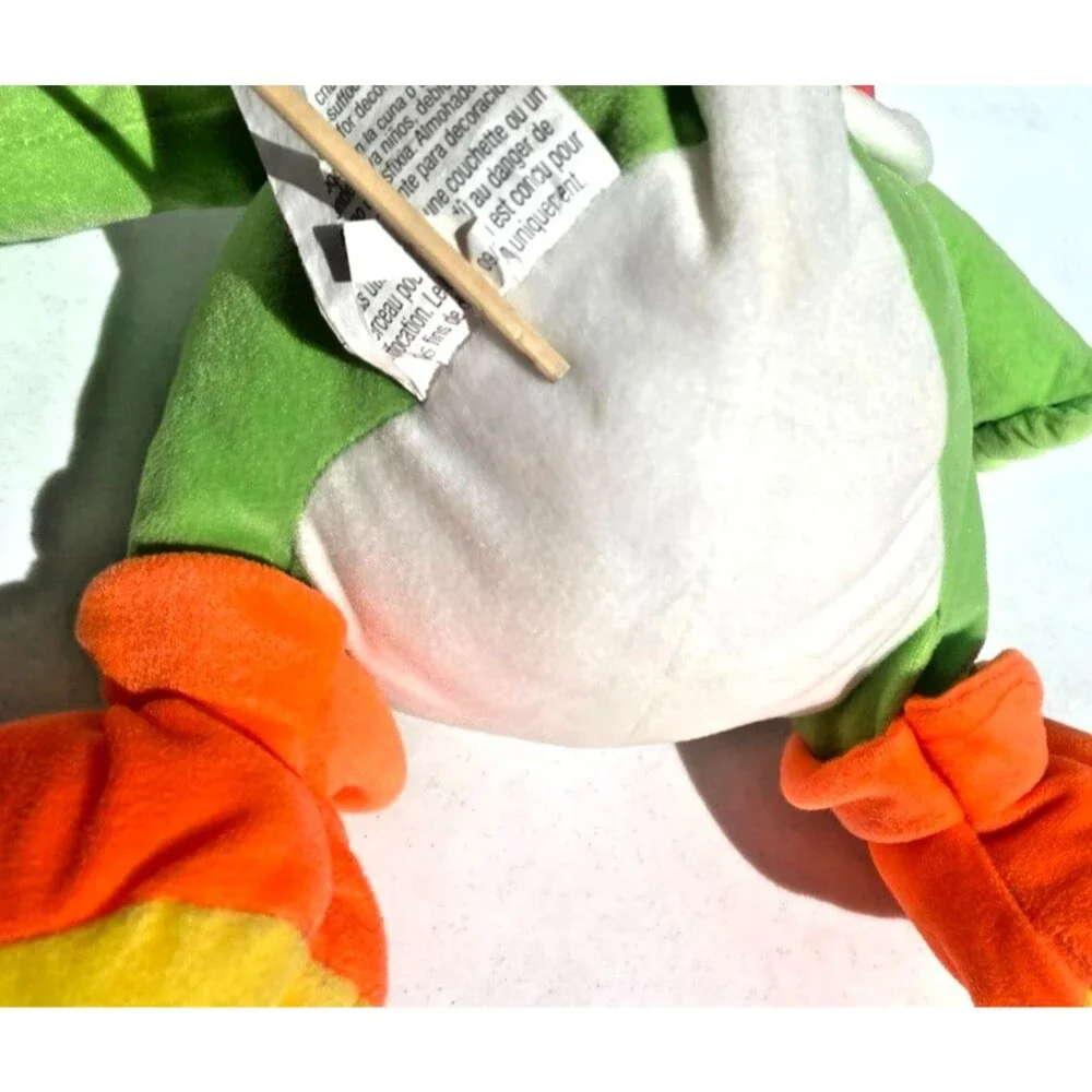Super Mario Yoshi Plush Pillow 20” Stuffed Animal Nintendo Hidden Compartment